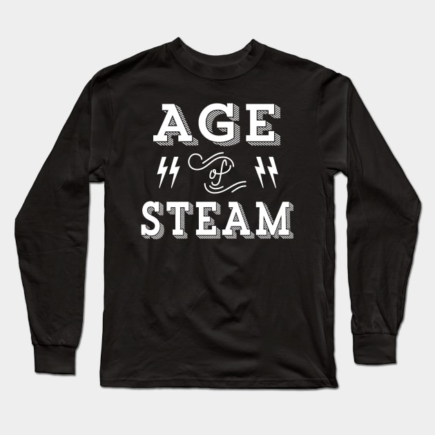 Steampunk - Age of Steam - Neo Victorian Gothic Long Sleeve T-Shirt by ballhard